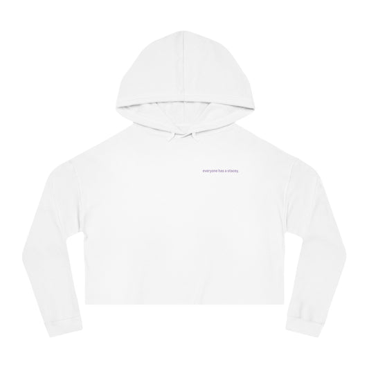 "Stacey is Homewrecker" Women’s Cropped Long Sleeve Hoodie